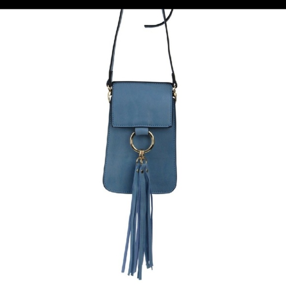 Cell Phone Fringe Tassel Crossbody_B - Picture 7 of 7